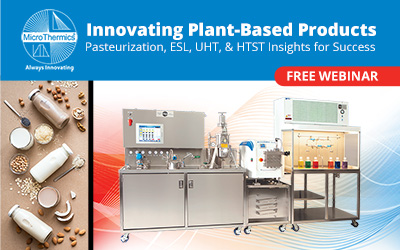 Webinar:  Innovating Plant-Based Products